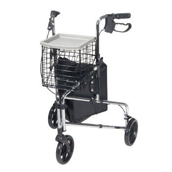 Deluxe 3 Wheel Steel Rollator